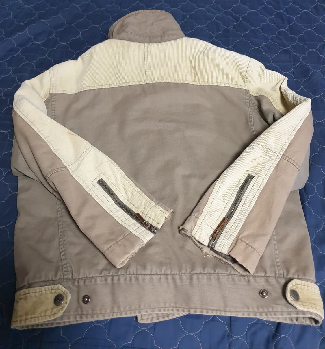 SMEX JEANS 밀리터리 코듀로이배색 쉐르파 유틸리티 코튼자켓 (L) 상품이미지7