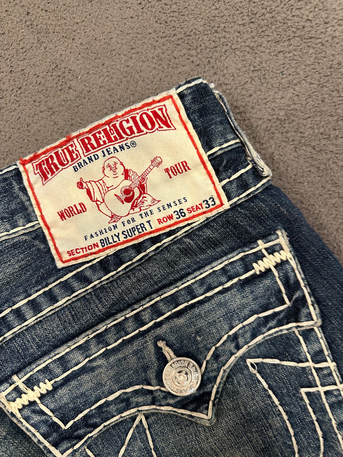 트루릴리젼 빌리 슈퍼 부츠컷 데님 처분  상품이미지5