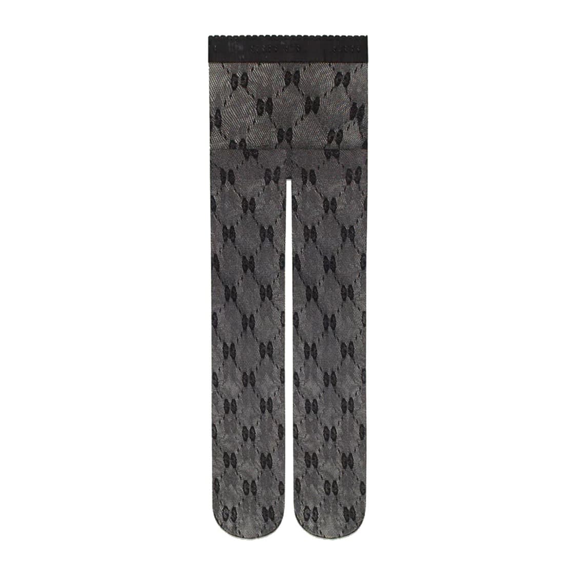 새상품 구찌 스타킹 GG 로고 타이트 스타킹 블랙 & 실버 상품이미지2