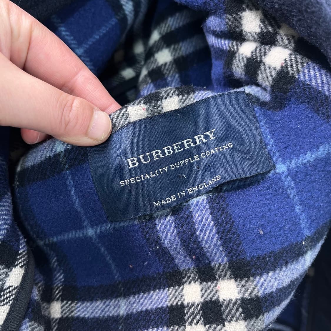 100 버버리 울 후드 떡볶이 코트 상품이미지4