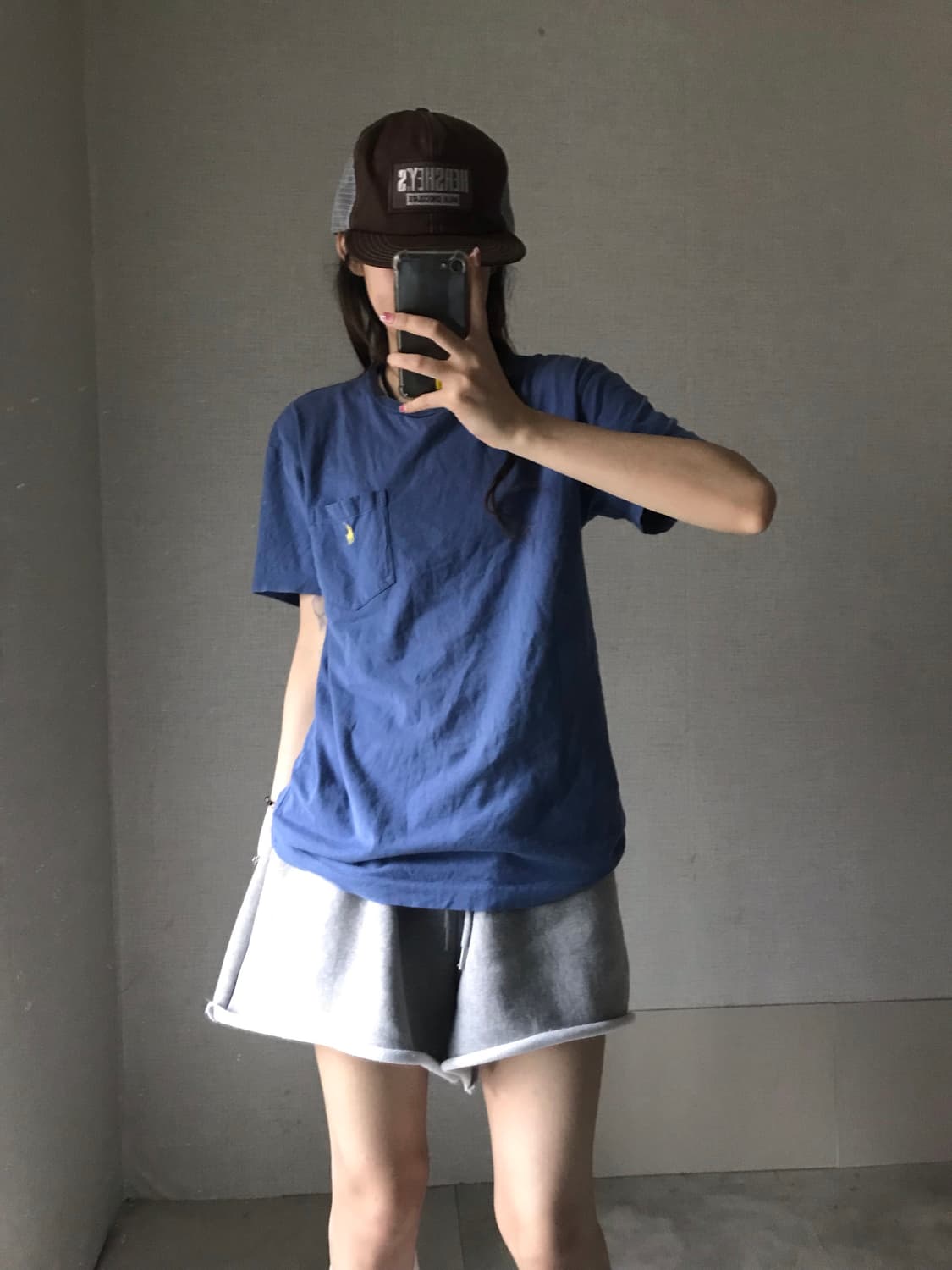 폴로 블루 포켓반팔티셔츠 상품이미지4