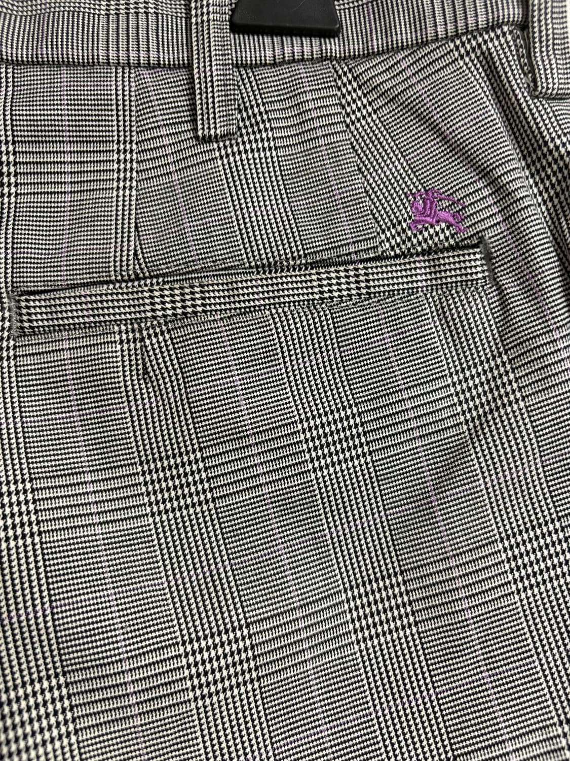 버버리 체크 팬츠 정품 상품이미지3