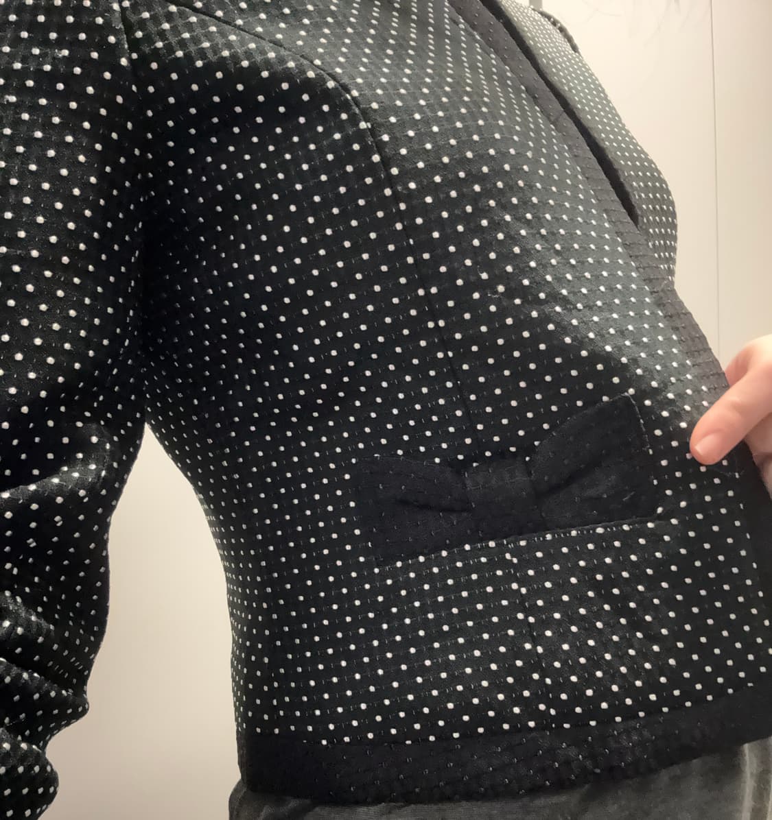 도트 리본 블랙 트위드 자켓 (44 추천) 상품이미지1