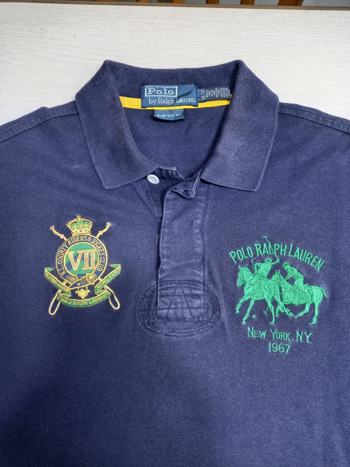 M95 POLO RALPH LAUREN 반팔셔츠 네이비 M-10 상품이미지3