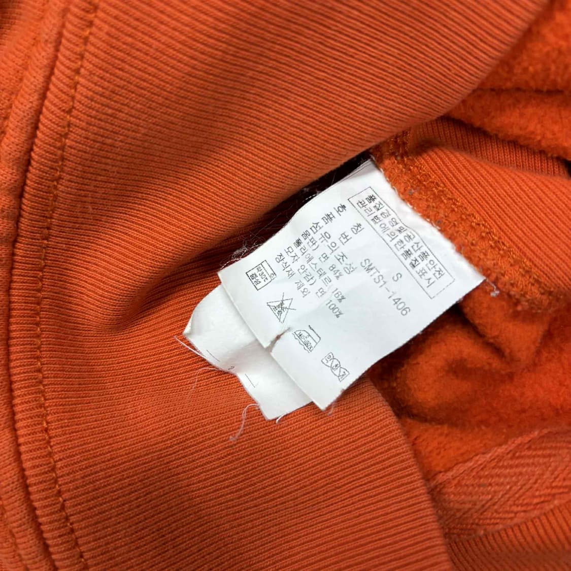 폴로 랄프로렌 오렌지 러블리힙 써멀 와플 후드집업 희귀져지(S) 상품이미지5