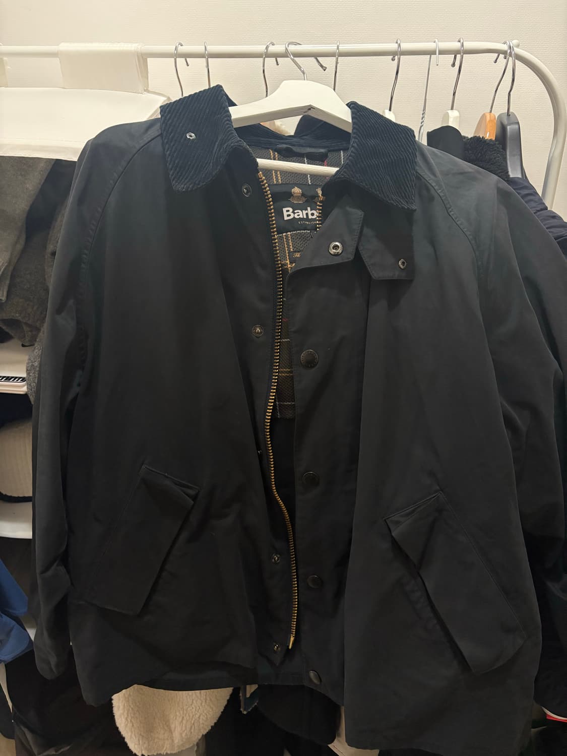 바버 트랜스포트 논왁스 네이비 상품이미지1