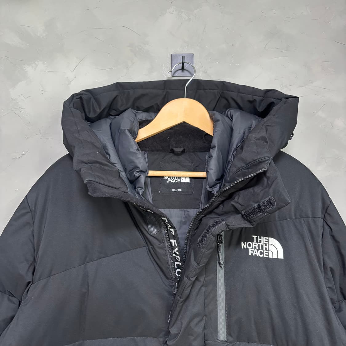 노스페이스 구스다운 롱패딩 검정 2XL 상품이미지2