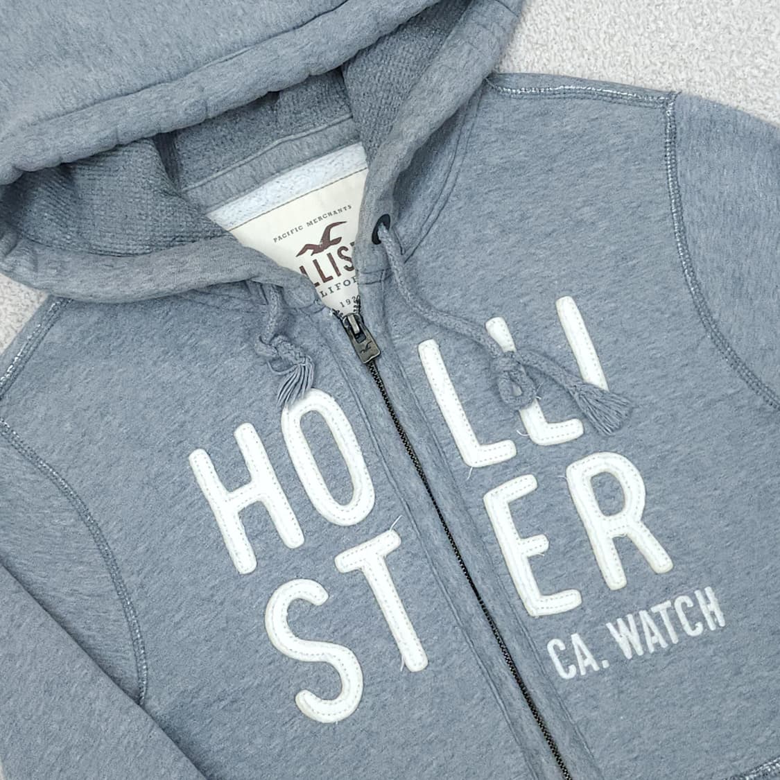 (M)홀리스터 남자 후드 집업 자켓 약기모 빈티지 캐주얼 상품이미지2