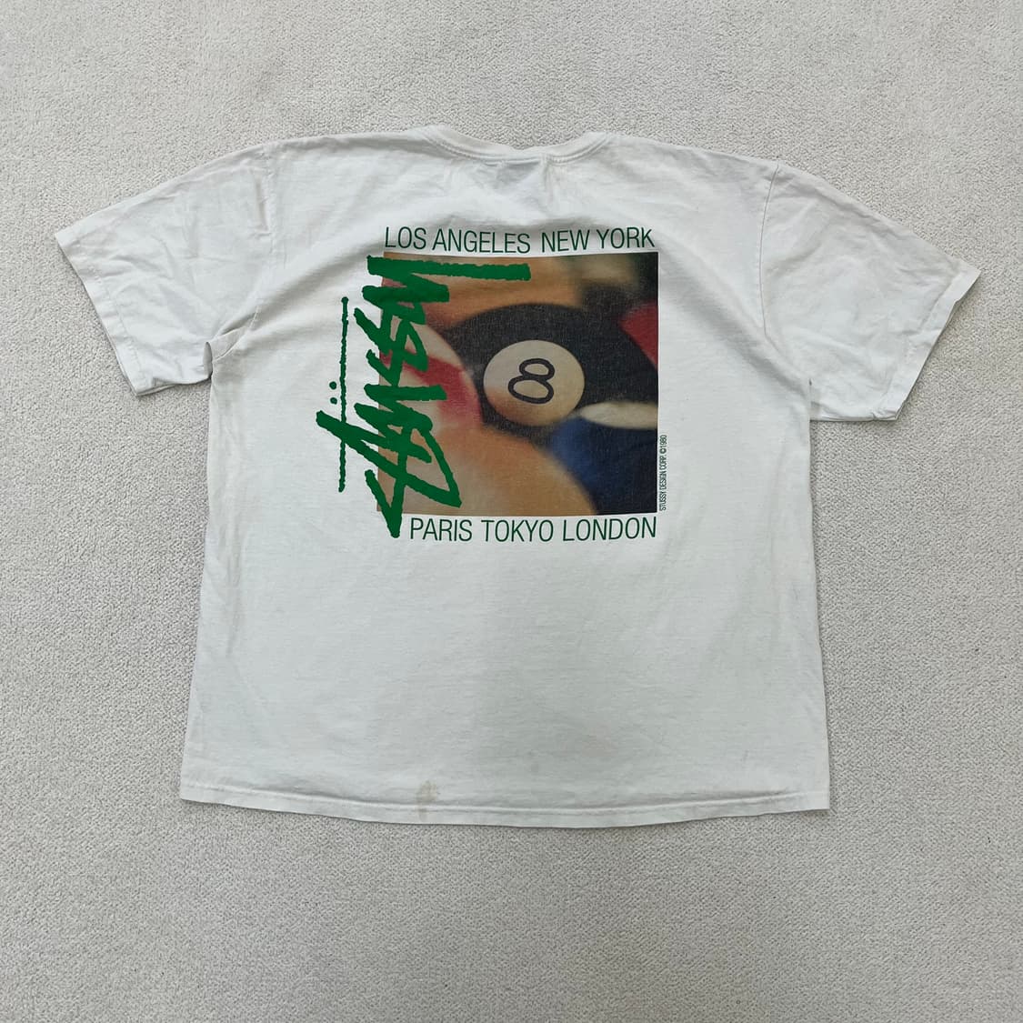 XL 스투시 빌리아드 반팔티 0415M 상품이미지4