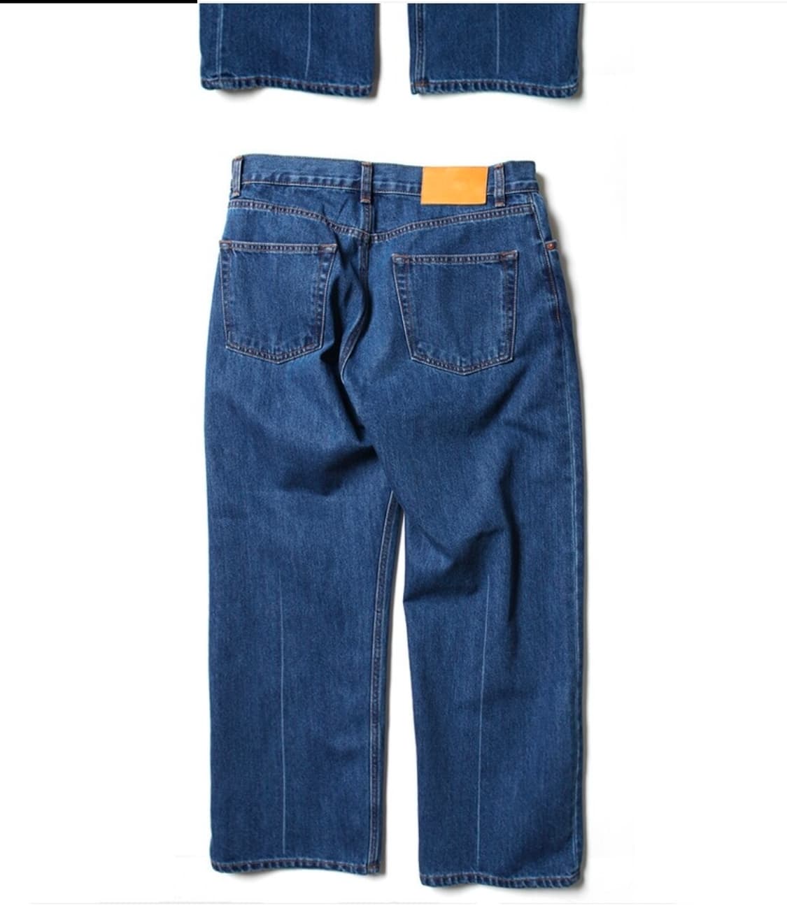 새상품 토마스모어 오가닉 와이드 데님 팬츠 S 상품이미지1