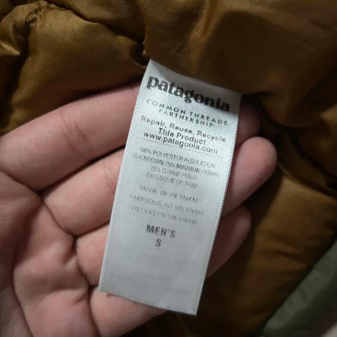 파타고니아 하이로프트 봉태규 패딩(S) 상품이미지3