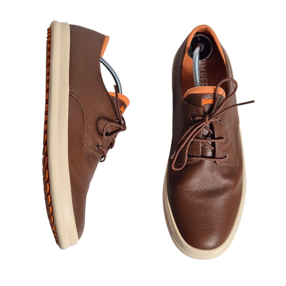 280-285) CAMPER 캠퍼 차시스 스포츠 레더 슈즈 브라운 상품이미지5