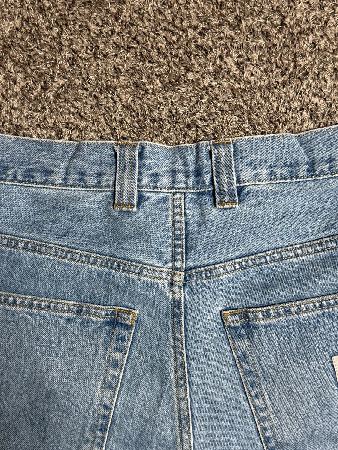 칼하트 윕 브랜든 팬츠 블루 스톤 블리치드 상품이미지2