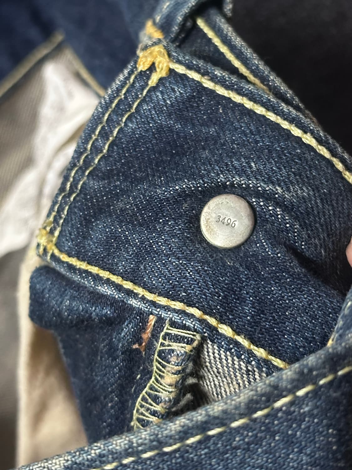 Levi’s 601 Straight 녹워싱 데미지 팬츠 (W30 L34) 상품이미지7