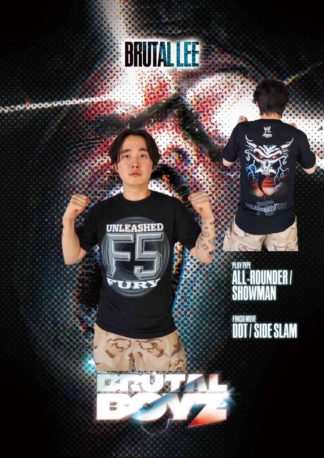 WWE 브록레스너 'F5 FURY' M 상품이미지1