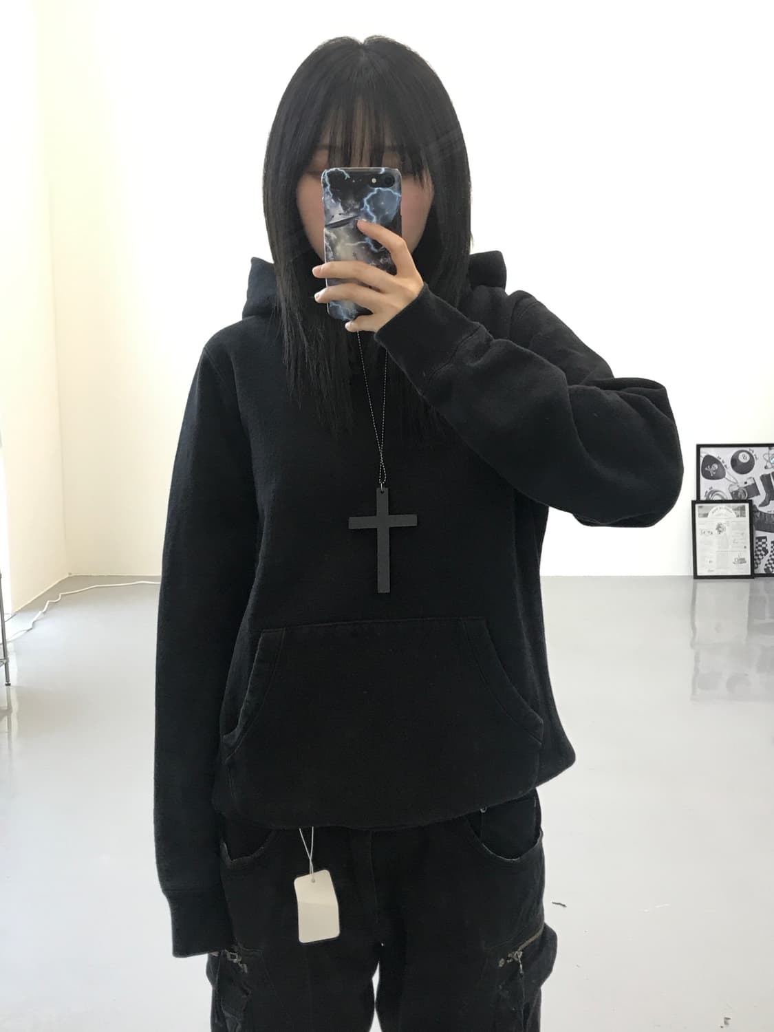 와코마리아 후면 프린팅 후드 상품이미지2