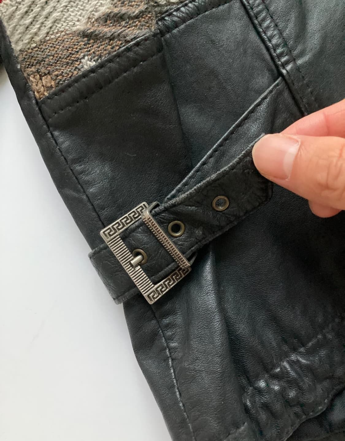 베르사체 레더자켓 L 상품이미지9