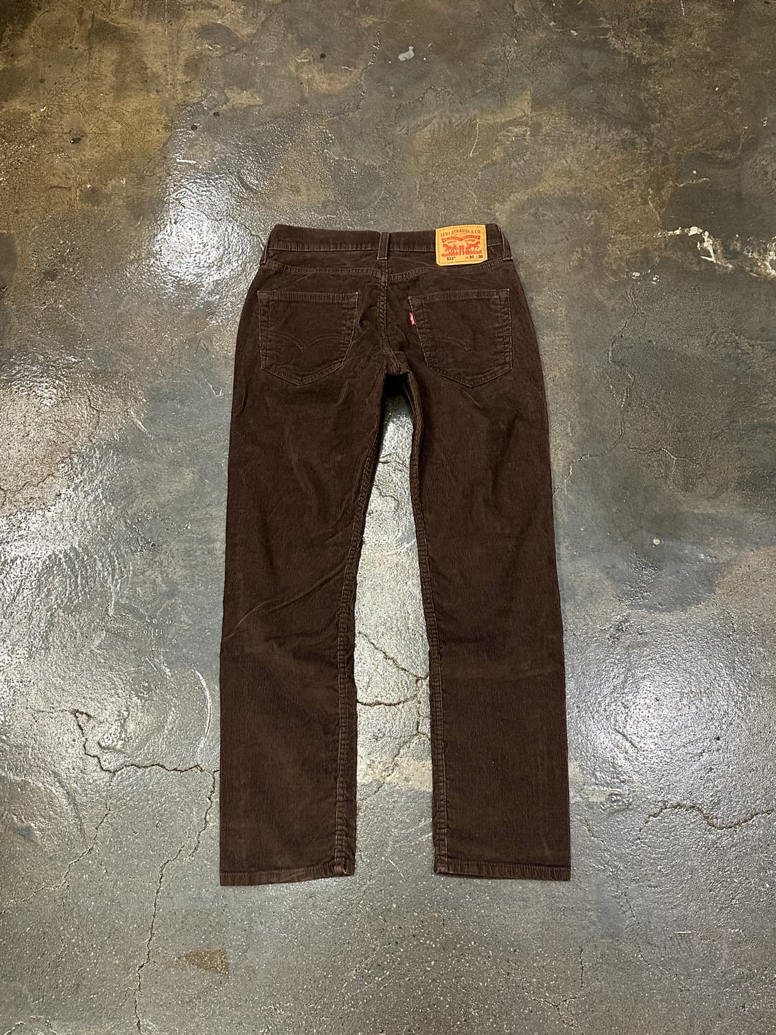 리바이스 514 코듀로이 브라운 팬츠 W30 L30 상품이미지2