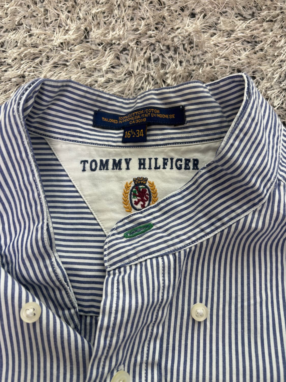 일본판 타미힐피거 스트라이프 셔츠 사이즈 105-110 상품이미지4
