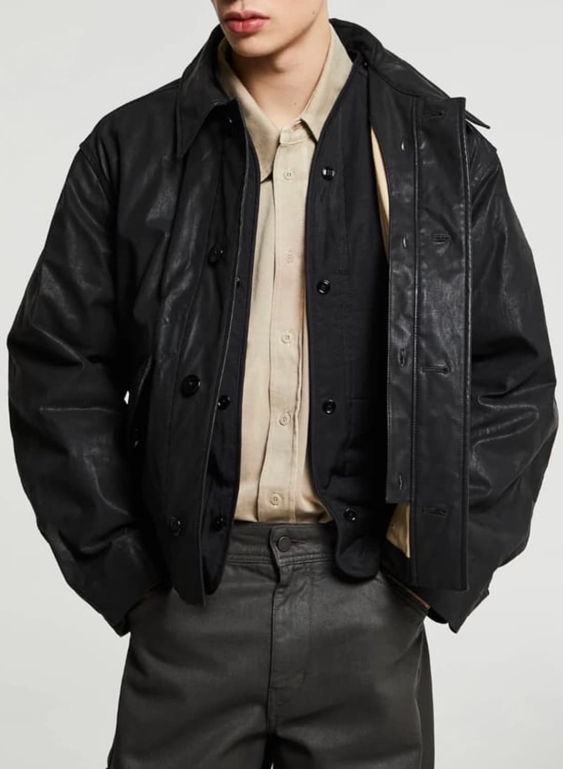 구해요 )25ss르메르 바이커 블루종 46-48 상품이미지3