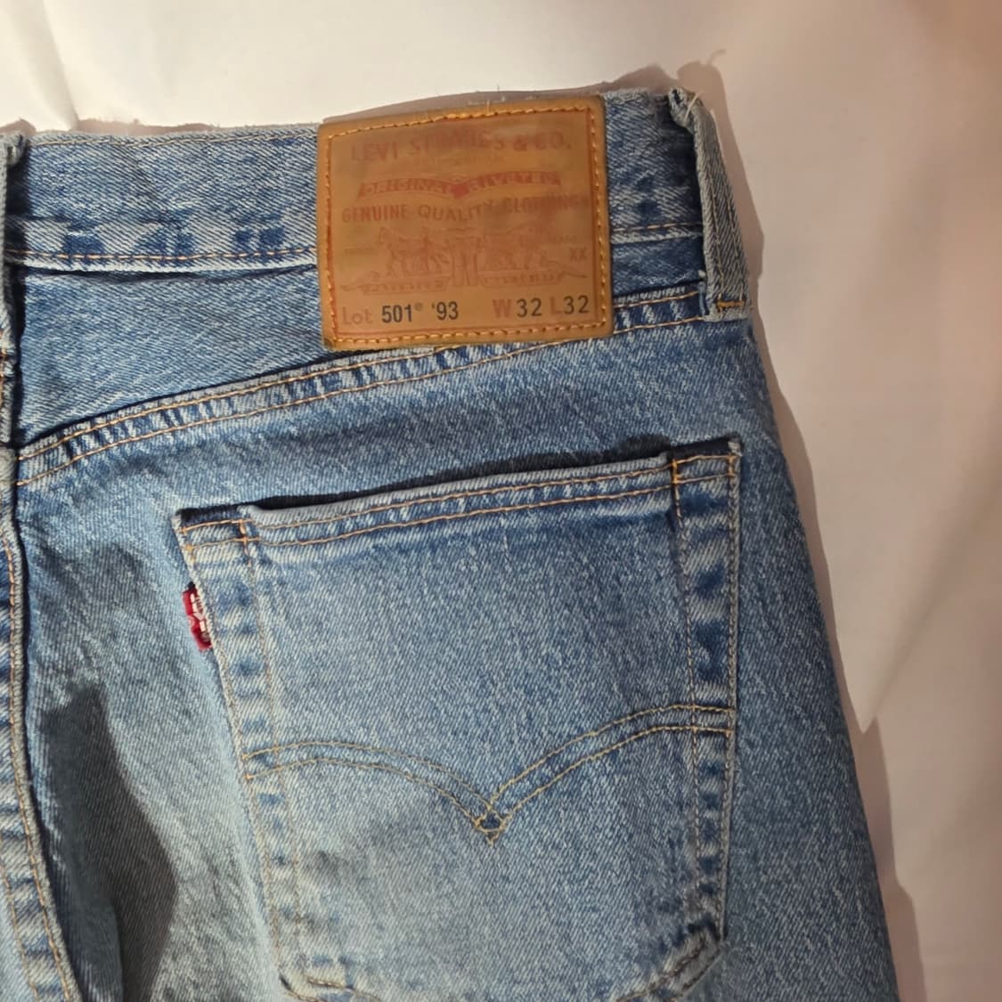 [W32L32]리바이스 프리미엄 501 93 데님팬츠 상품이미지6