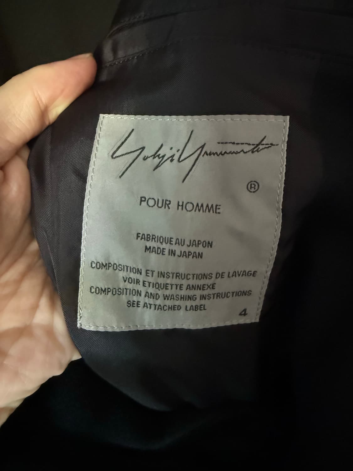 Yohji yamamoto pour homme 상품이미지4