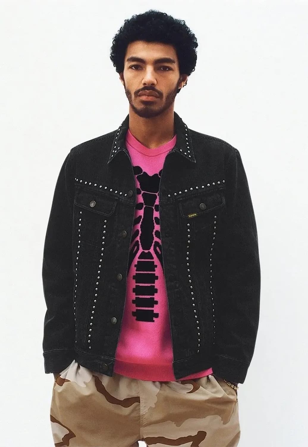 슈프림 스터드 데님 자켓 M 상품이미지2