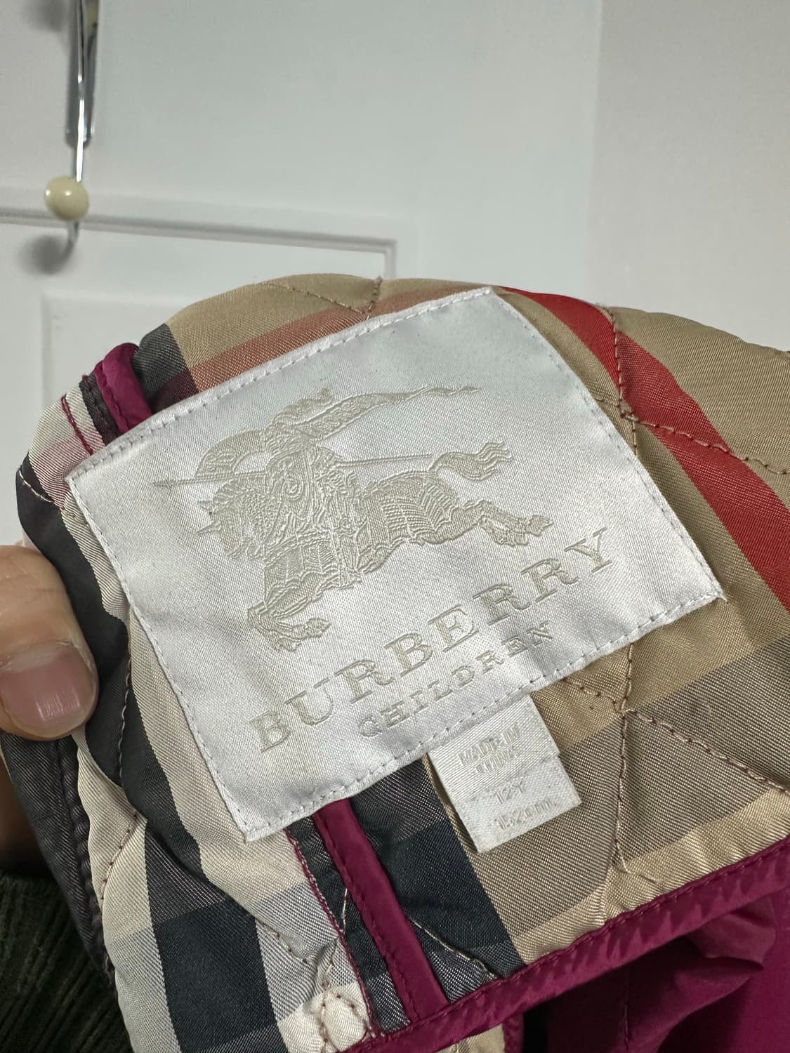 버버리 칠드런 퀄팅자켓 상품이미지3