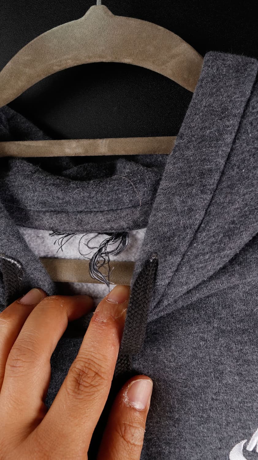 나이키 차콜 후드티 상품이미지3