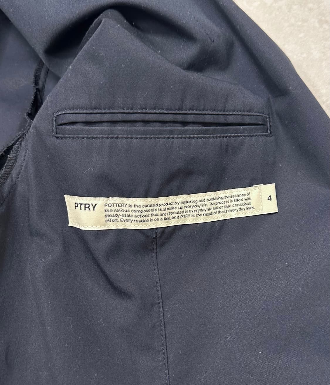 포터리 트래블 셋업 네이비 4size 상품이미지3