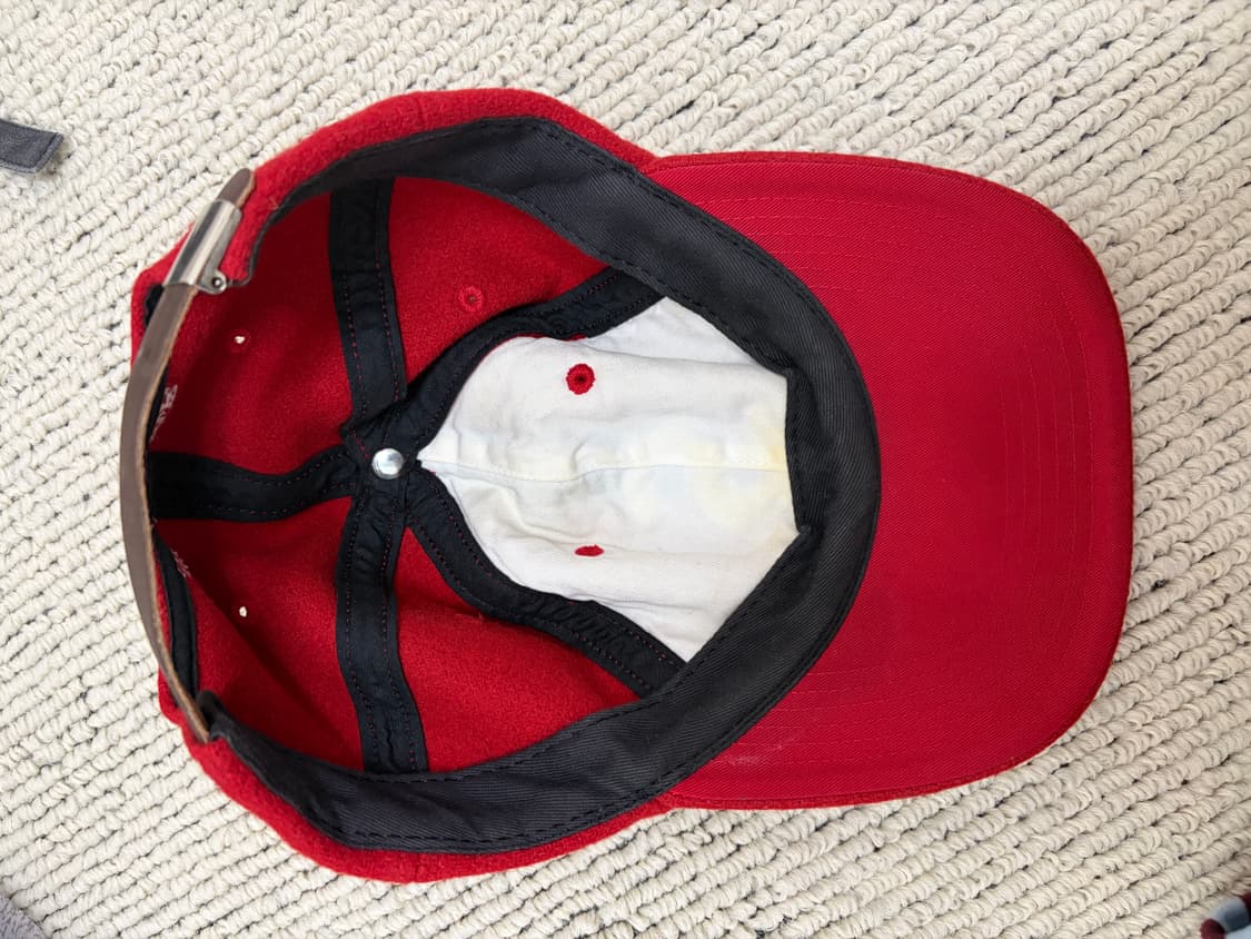 SUPREME 슈프림 울 S 로고 6패널 캡 - 레드 상품이미지2