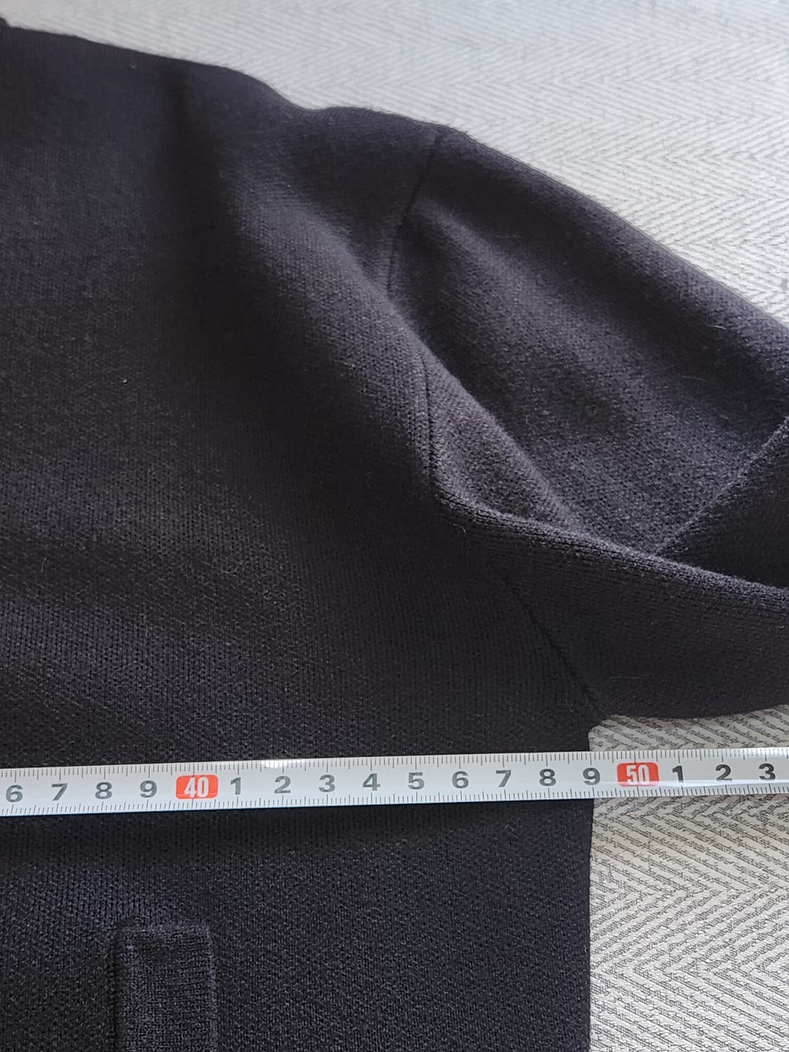 [44] 제이슨우 블랙 니트 봄버 자켓 44~55사이즈 상품이미지7