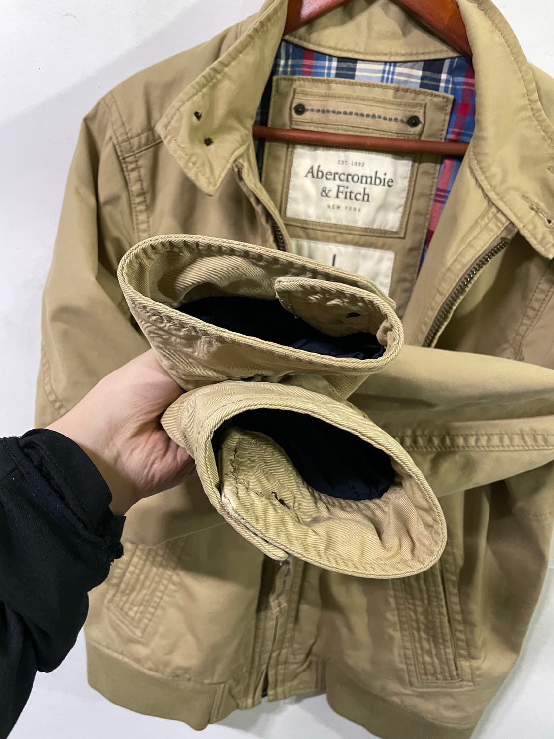아베크롬비 블루종 자켓 스윙톱 자켓 야상자켓 L 사이즈 상품이미지6