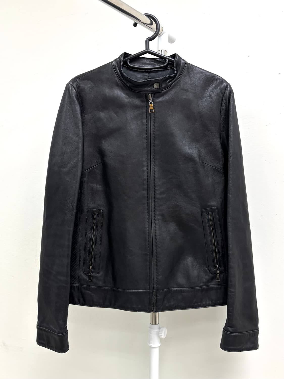 빈티지 블랙 리얼 레더 가죽 자켓 상품이미지6