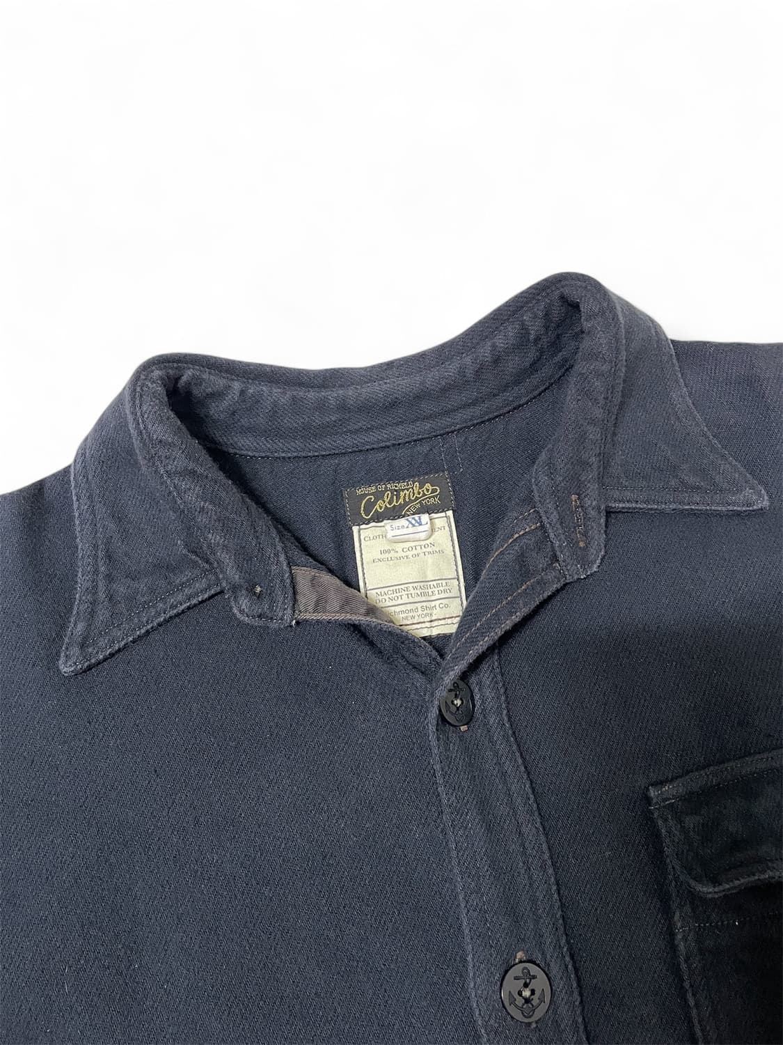 Colimbo Flannel C.P.O Shirts Navy XXL 상품이미지2