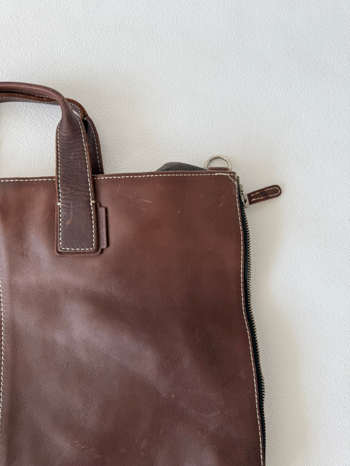 준코 코시노(JUNKO KOSHINO) 레더 브리프케이스백 상품이미지3