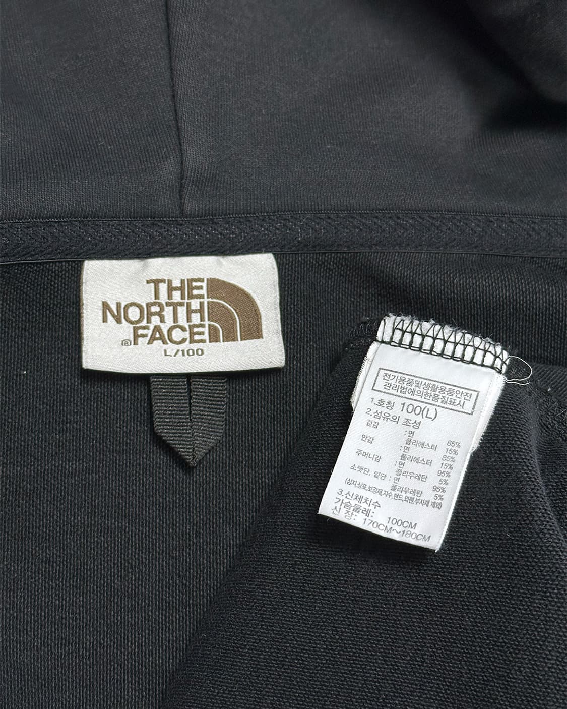 노스페이스 후드집업 블랙 상품이미지4
