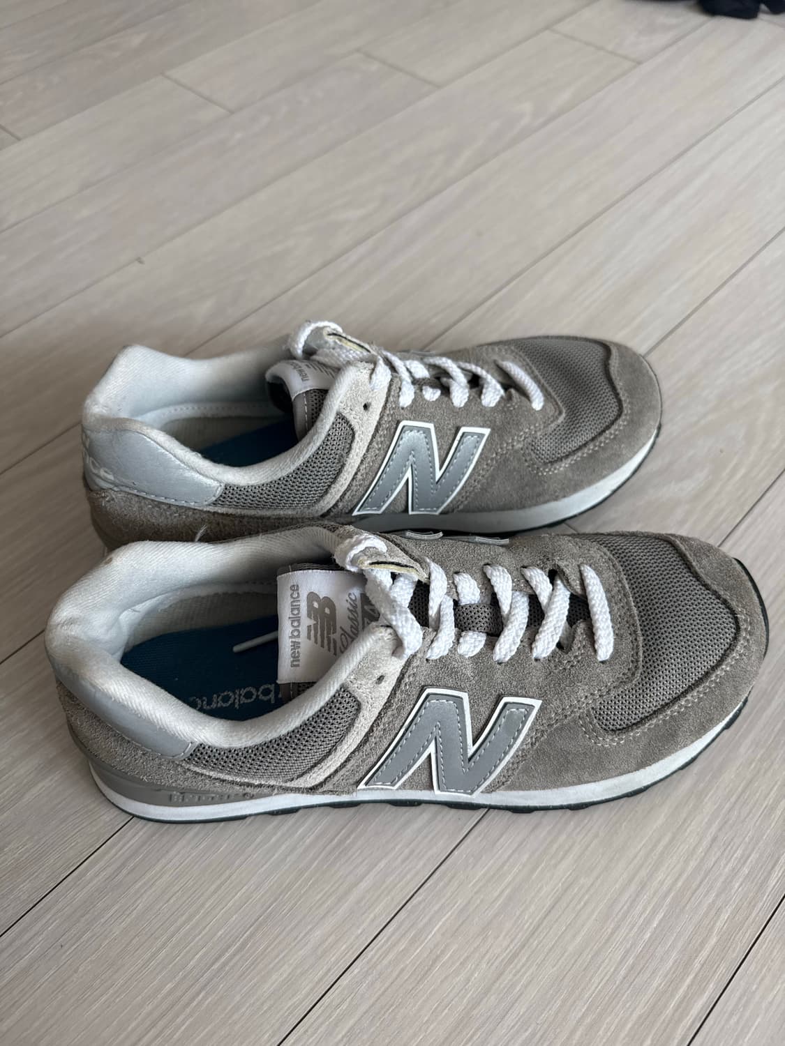 (W) 뉴발란스 574 원 바이 애니원 그레이 - B 스탠다드 상품이미지2