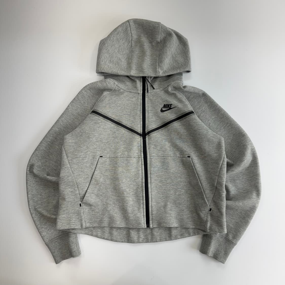 Nike 나이키 테크팩 그레이 크롭 후드집업 상품이미지3
