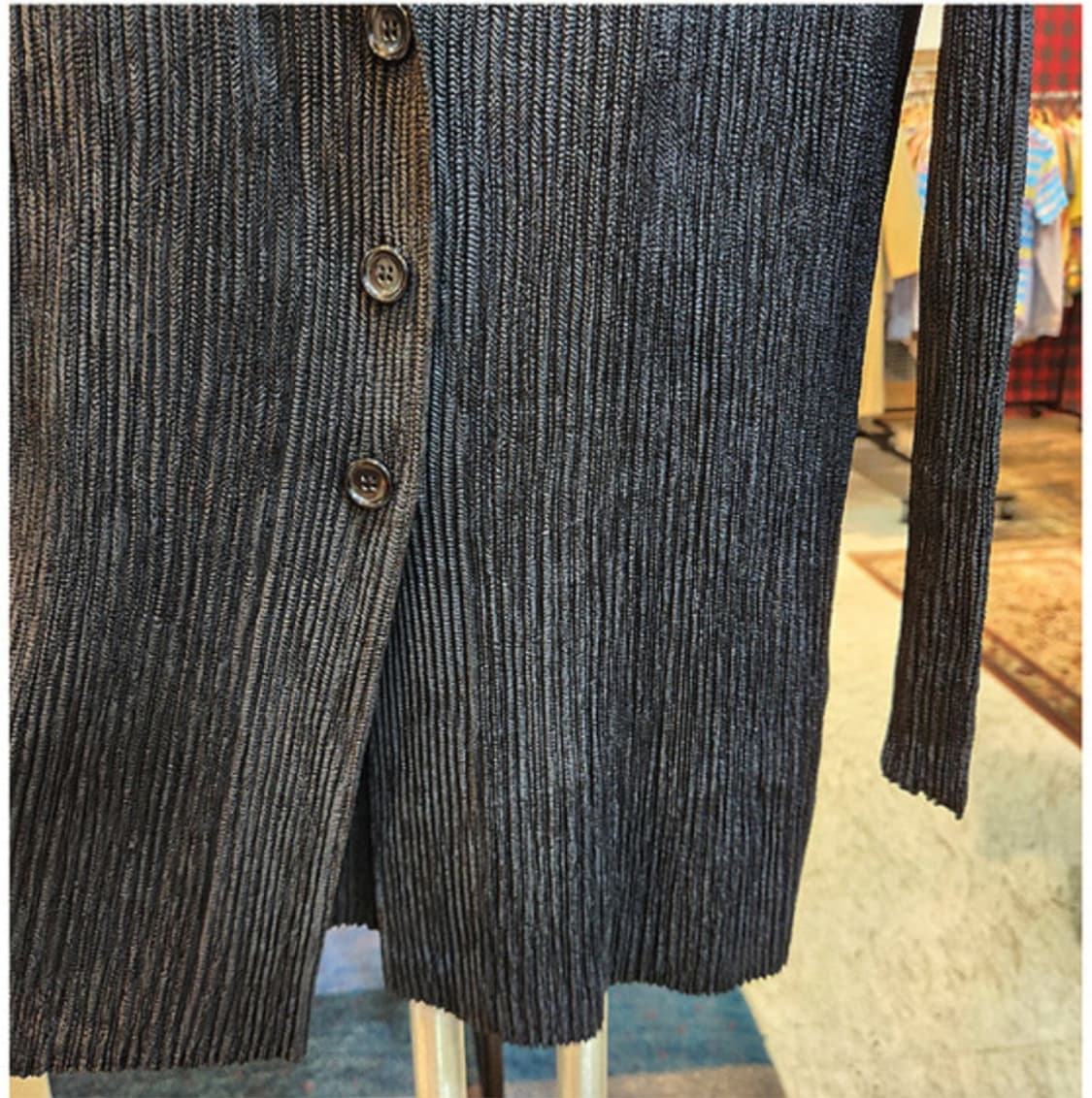 SPECCHIO pleats 스피치오 플리츠 블랙 카라 자켓 상품이미지6