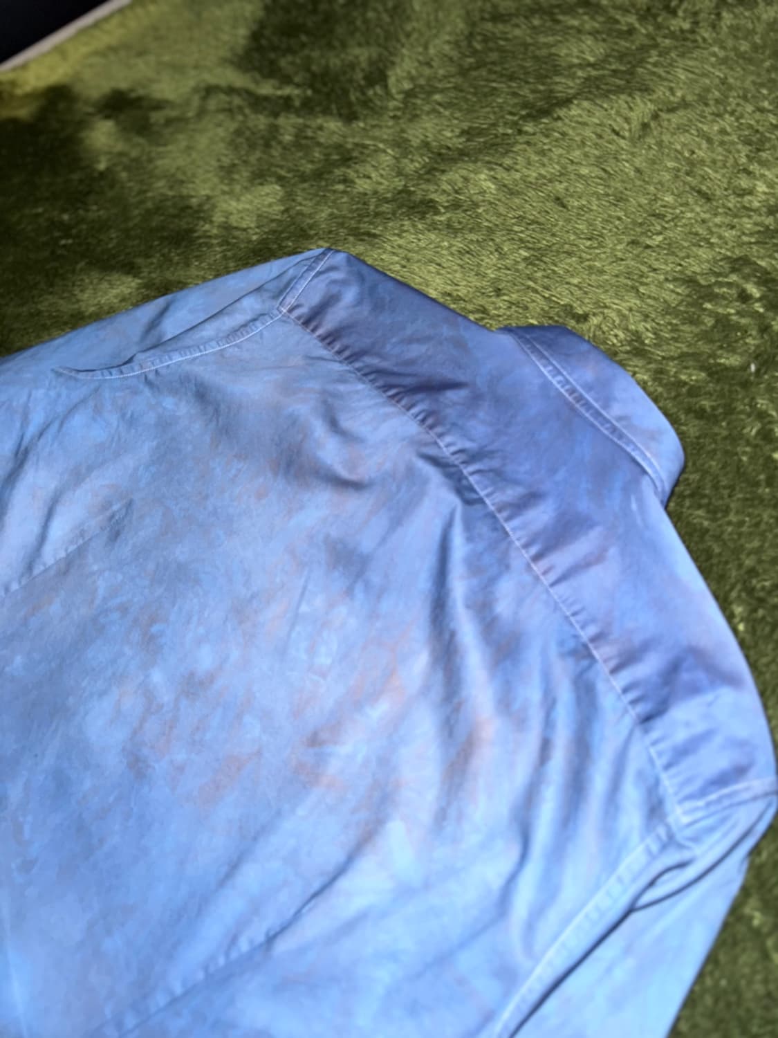 S.T. Dupont Classic 듀퐁 클래식 인디고 다잉 코튼 셔츠 상품이미지8