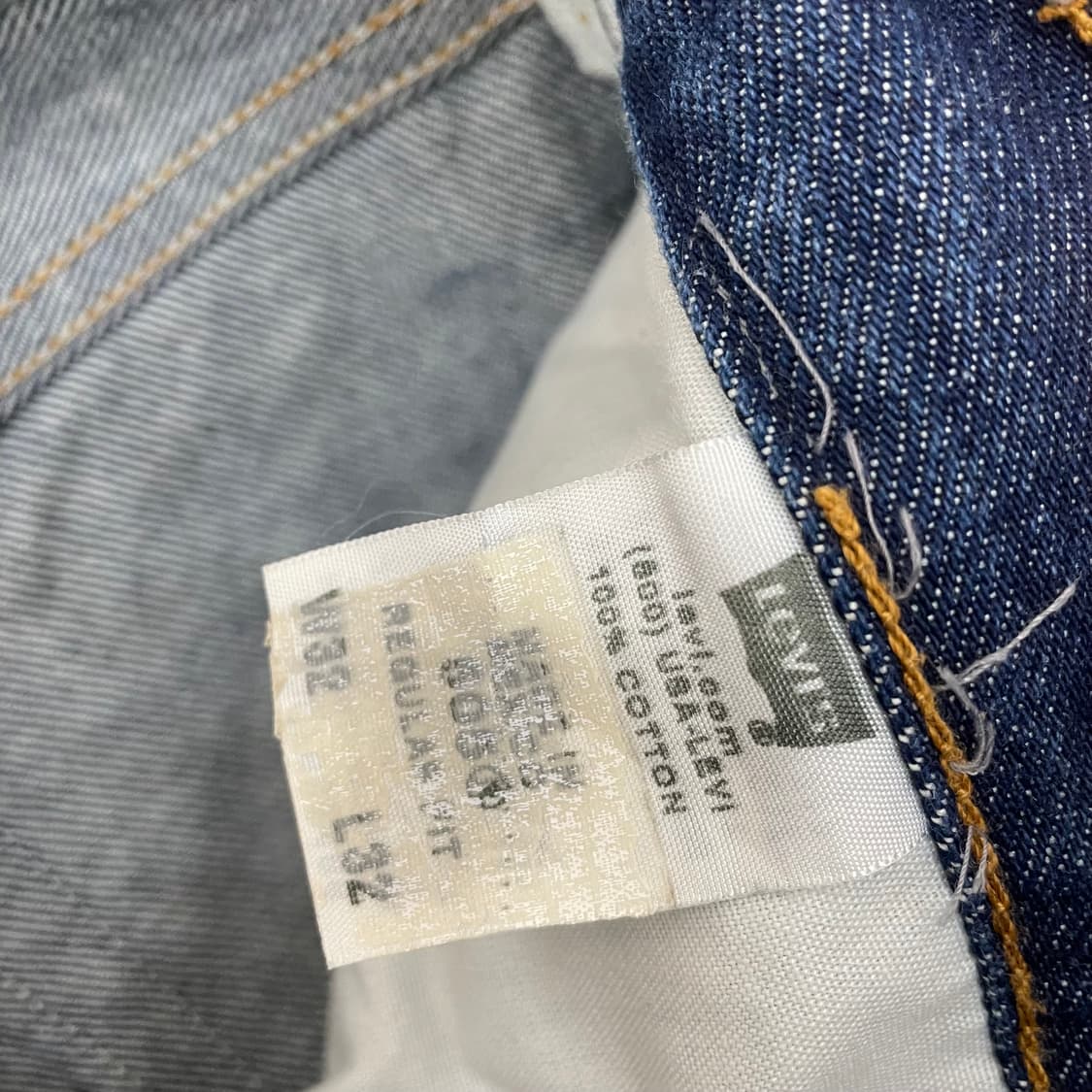 리바이스 505 레귤러핏 데님 팬츠 상품이미지5