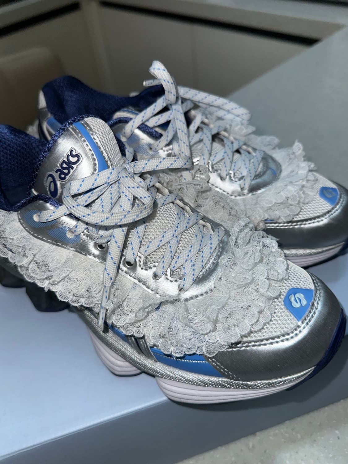 아식스 슈슈통 젤 키네틱 플루언트 화이트 다이브 230 상품이미지6