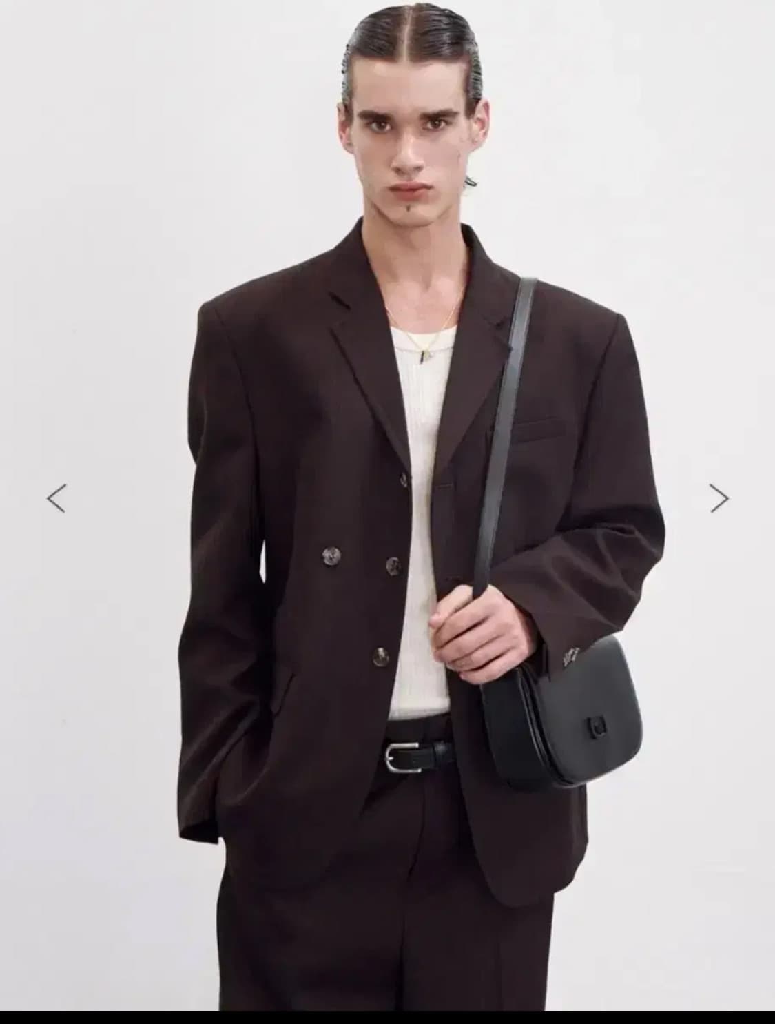 렉토 23fw 빈티지 브라운 셋업 xl  상품이미지1