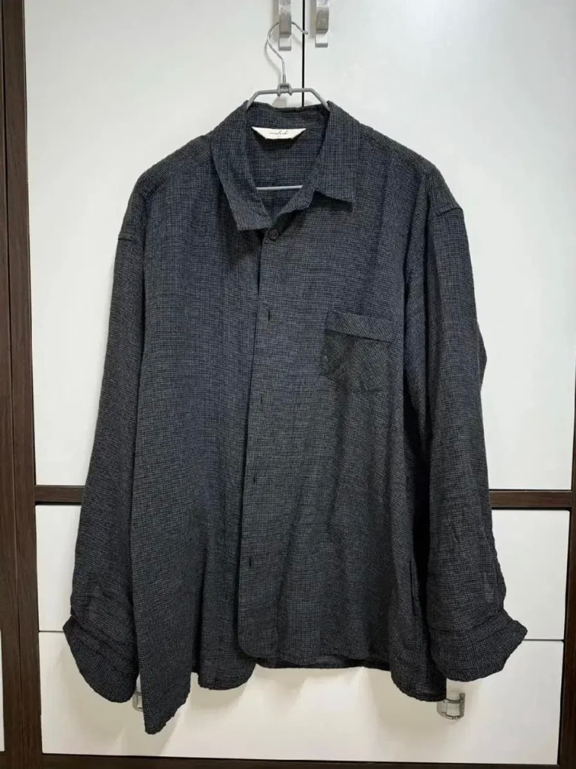 워드로브41 Ville check shirts (Bk / Grey) XL 상품이미지2