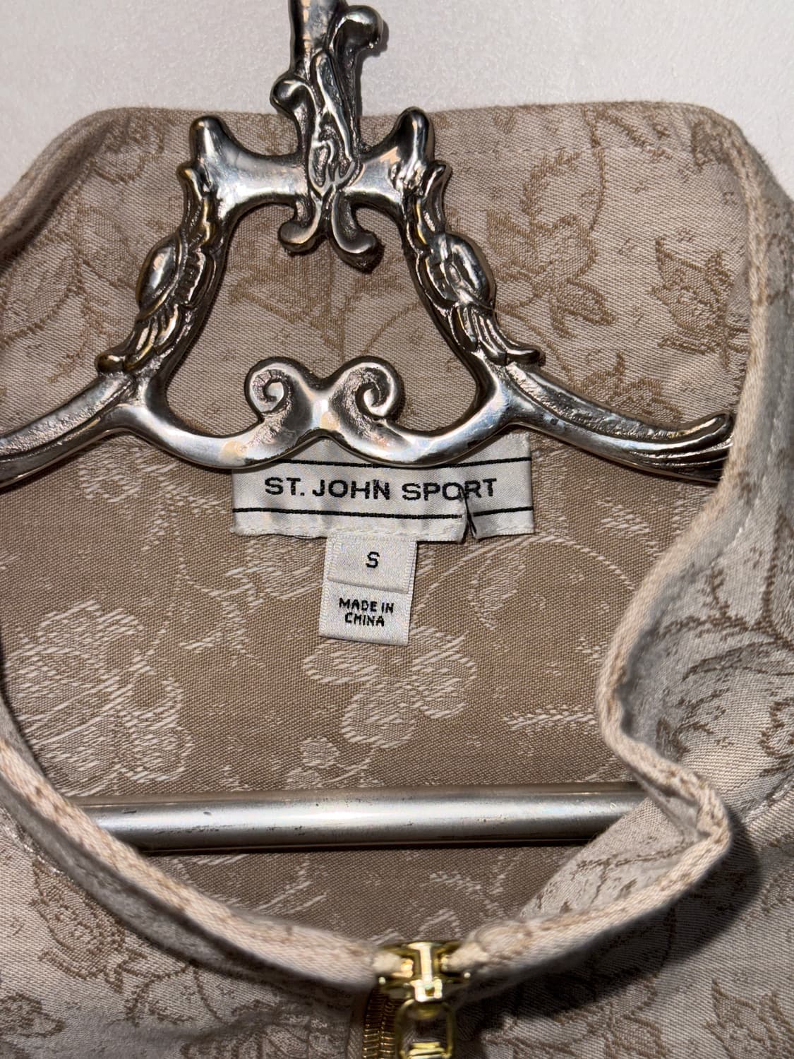St John ivory oriental flower 투웨이 자켓 상품이미지7
