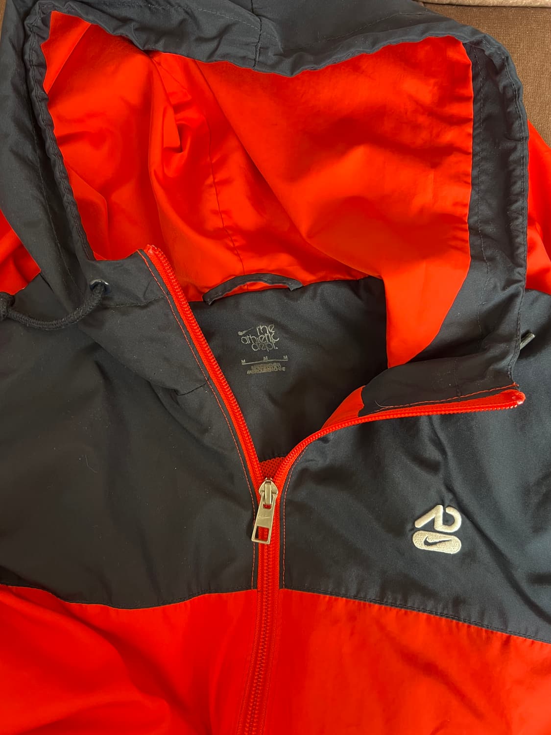 나이키 남성 레드 매쉬바람막이점퍼 후드집업점퍼 상품이미지5