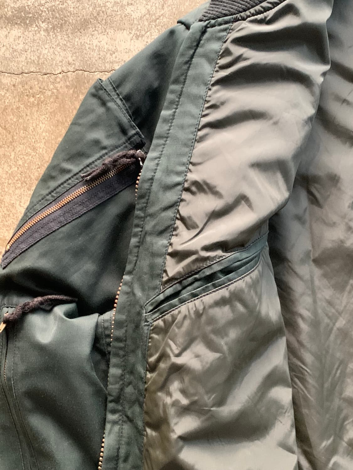 80s 왕립 캐나다 공군(RCAF) 초기형 타입3 플라이트 자켓 상품이미지9