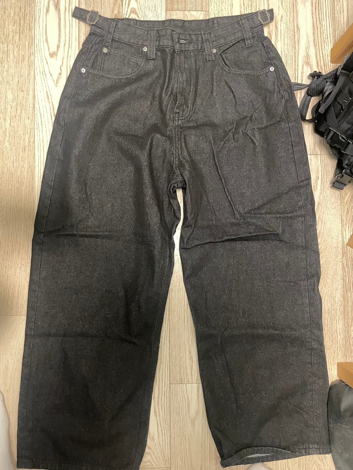 노운 와이드 데님 팬츠 상품이미지1