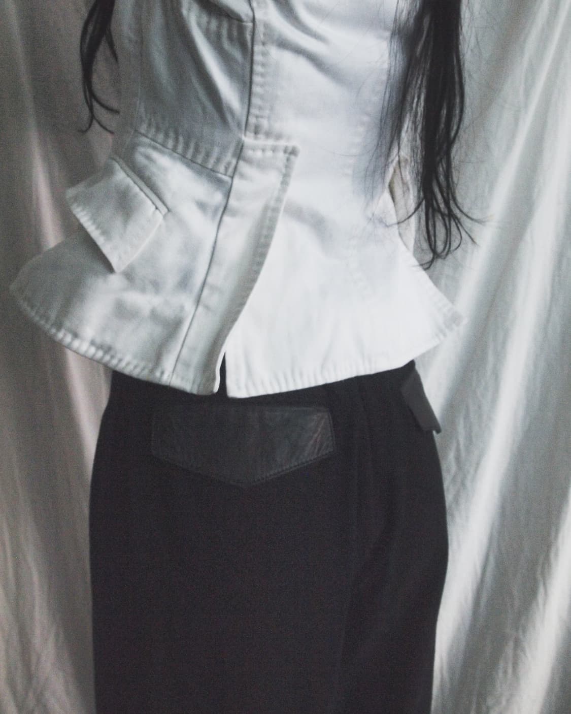 구찌 by 톰포드 크롭컷 화이트 블레이져 상품이미지4